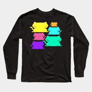 Colourful Kitties Long Sleeve T-Shirt